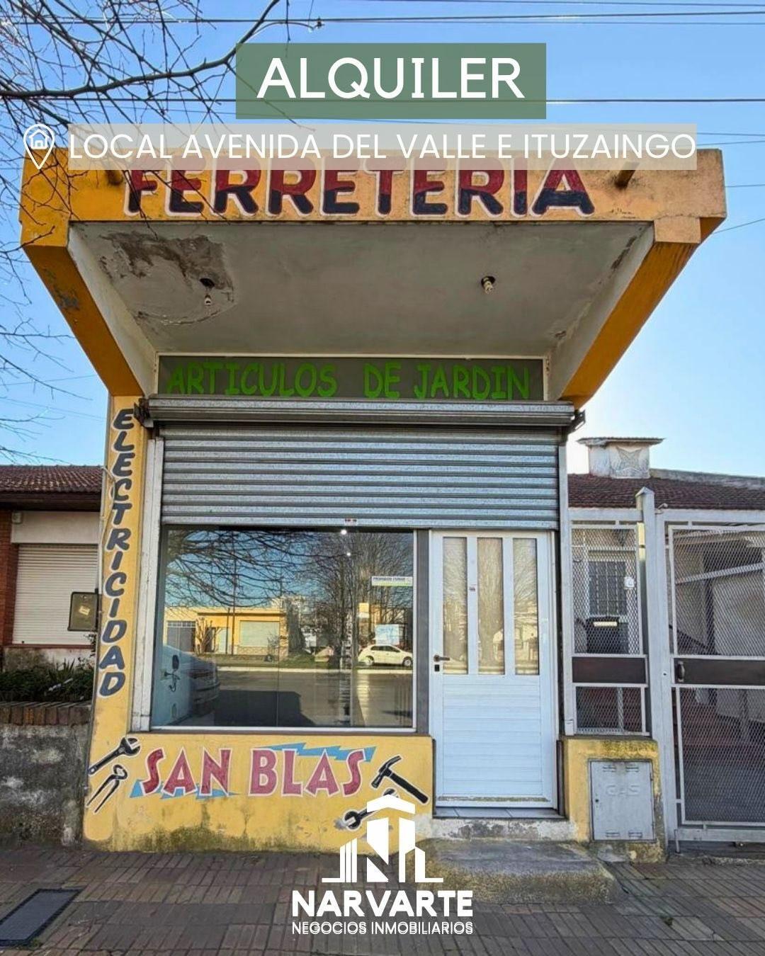 Local Comercial en Alquiler – Av. Del Valle 1533 — Olavarría