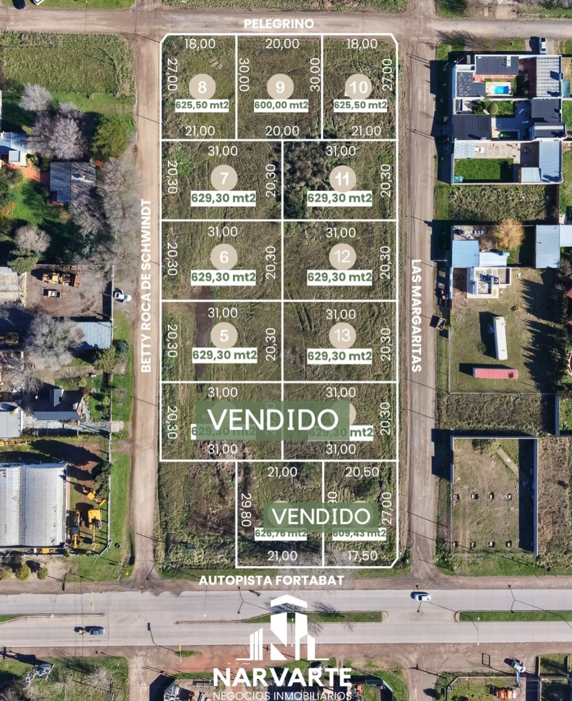 Lotes en Venta – Loteo Villa Aurora — Olavarría