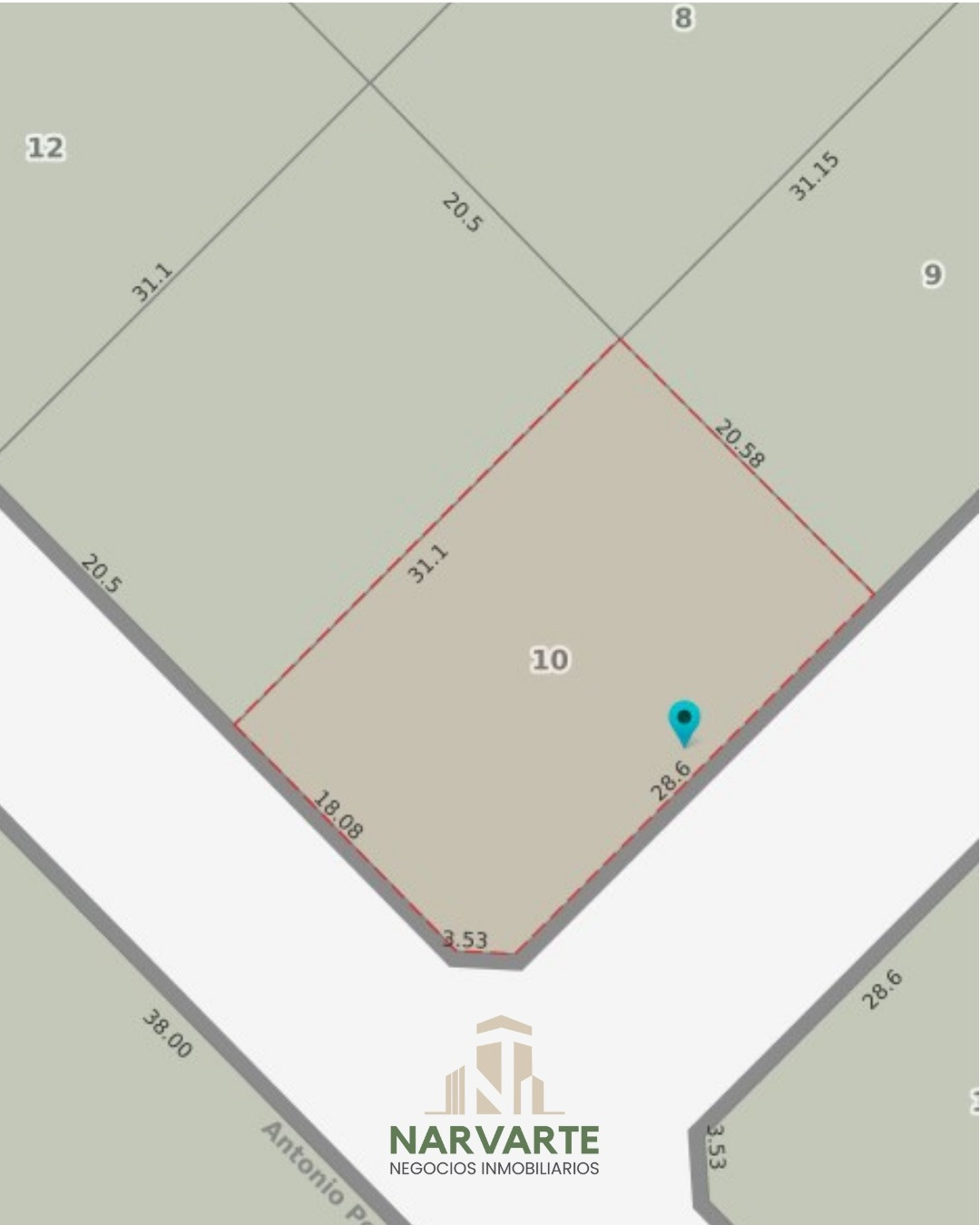 Lote Esquina en Venta – Zona de Quintas — Olavarría