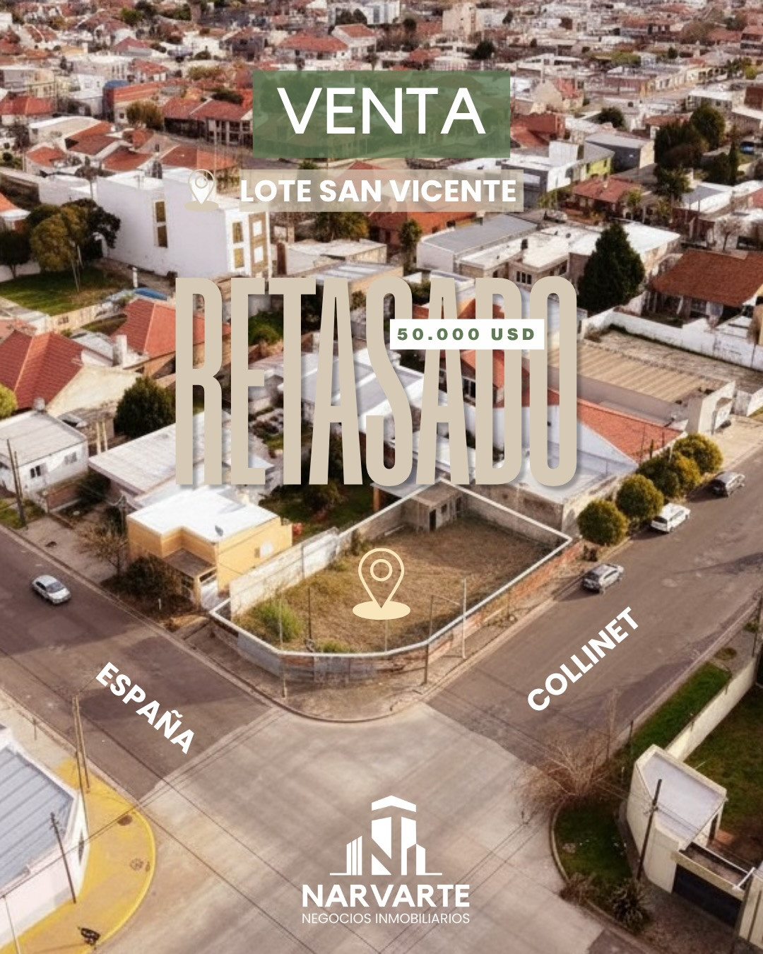 Lote en Venta – Barrio San Vicente — Olavarría