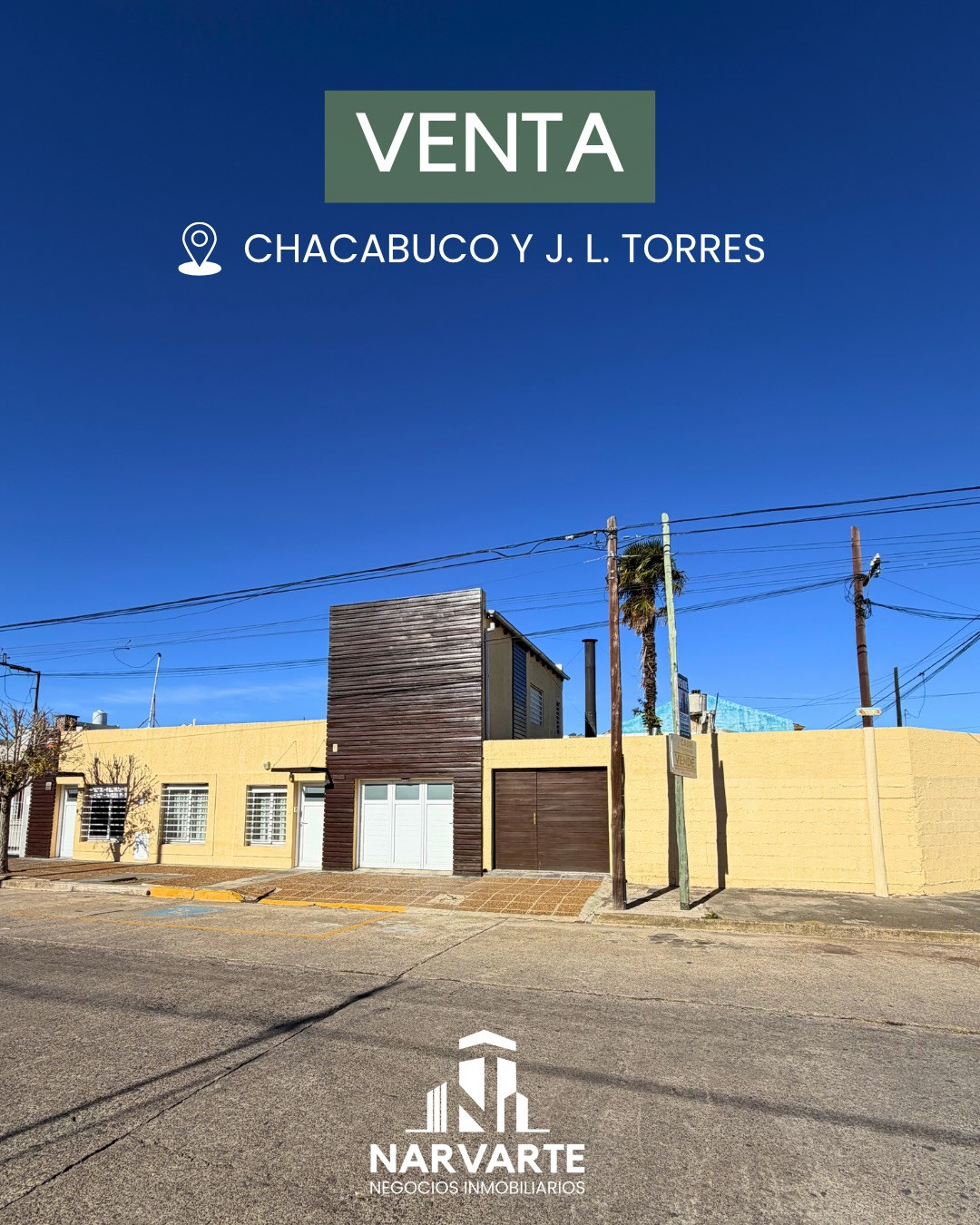 Casa en Esquina en Venta – Chacabuco y José Luis Torres — Olavarría