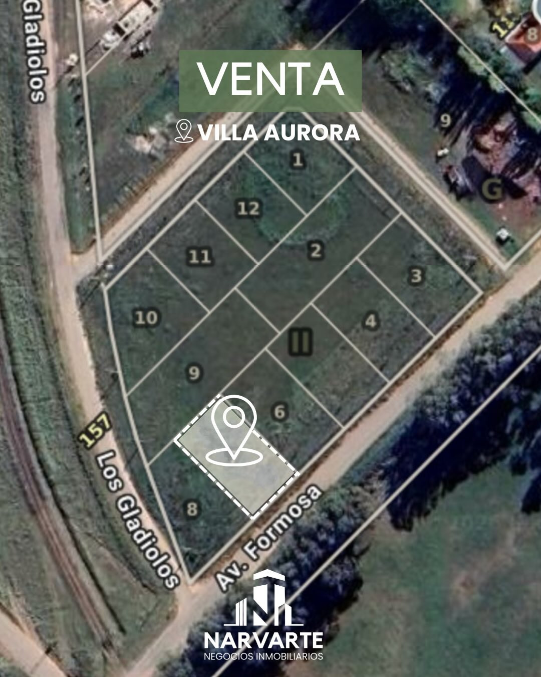 Lote en Venta – Villa Aurora, Los Gladiolos — Olavarría